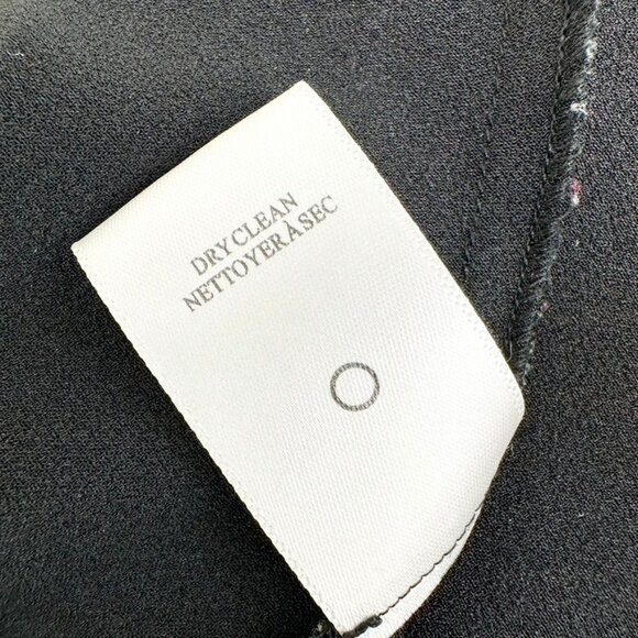 A.L.C. Hartmann Scarf Print Sleeveless Asymmetric Silk Dress Black Size 2 - Picture 12 of 12